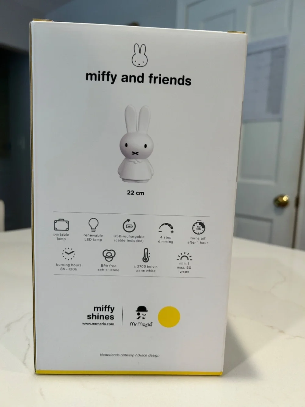 MrMaria Miffy Shines Ambient Night Light NIB - Nursery Toddler Room